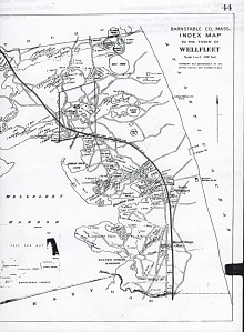 1910 Map of Wellfleet with property owners