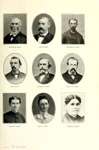 Lydia Goodspeed on lower right side, from the Goodspeed family history